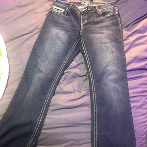 Love Indigo Premium jeans with fancy pockets size 12